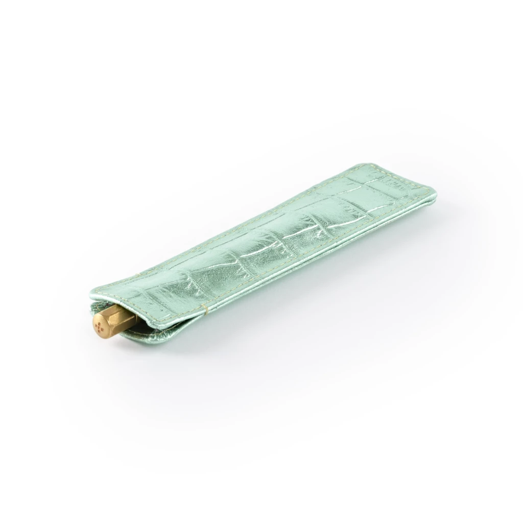 Stifteetui 1er Wild Leder Mint