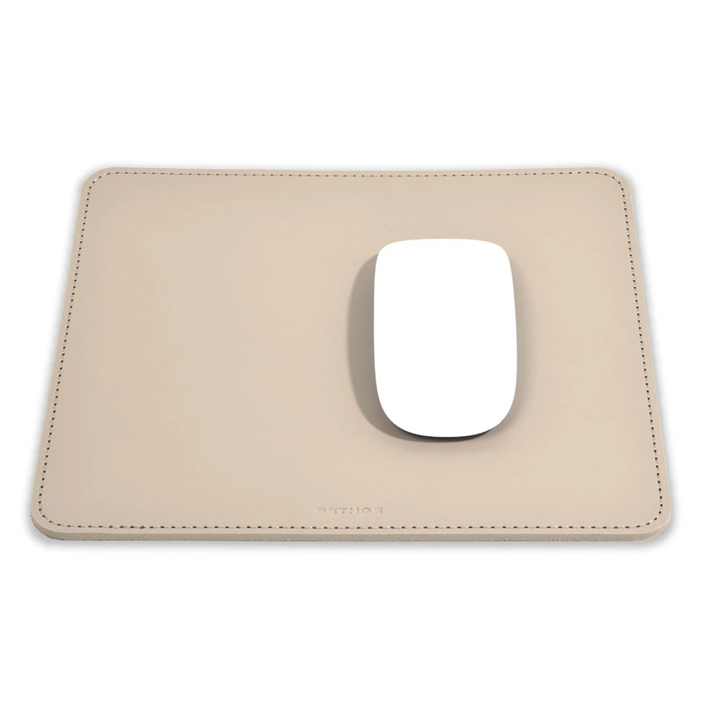 Mauspad Leder Taupe