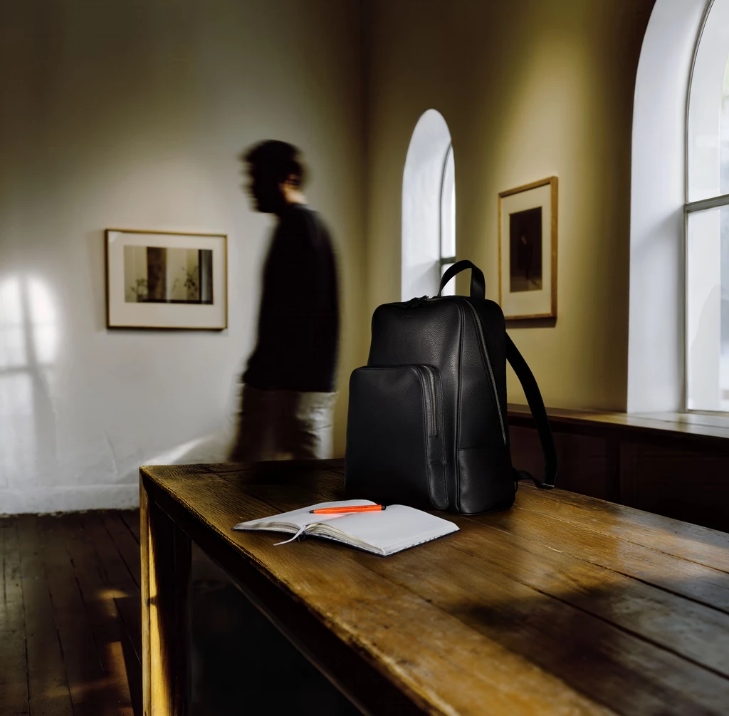 Rucksack Adri Leder Taupe