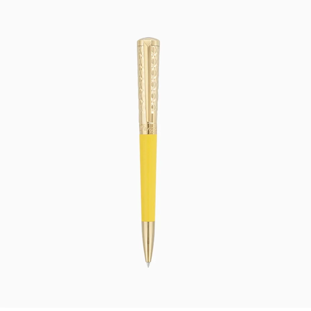S.T. Dupont Kugelschreiber Liberté gelb/gold