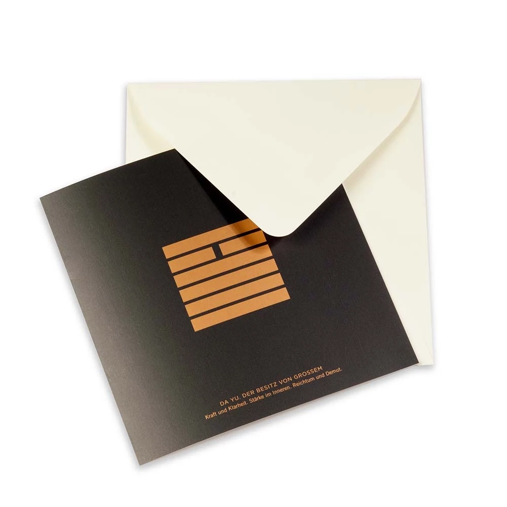 grusskarte_i_ging_sa_yu_der_besitz_von_grossem_3 Grußkarte I GING SA YU. Der Besitz von Großem