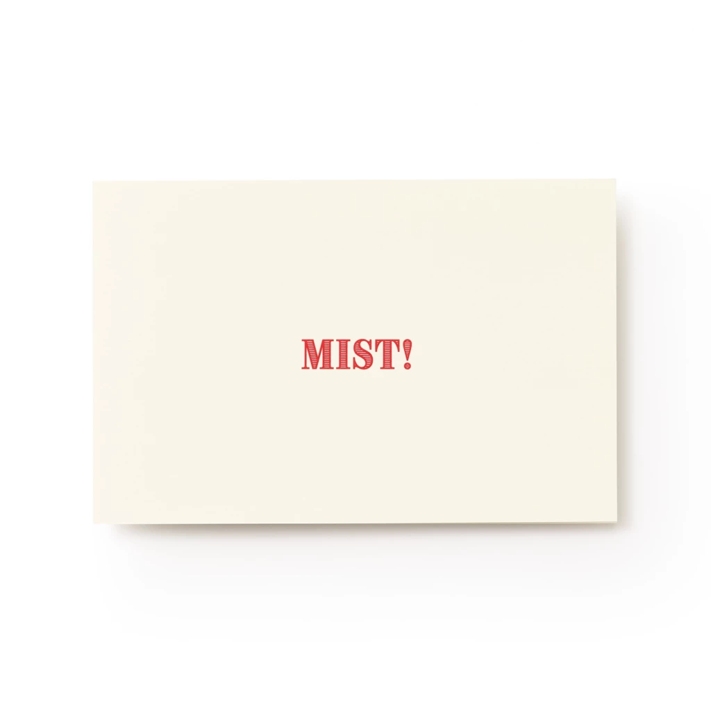 Grußkarte "Mist!"