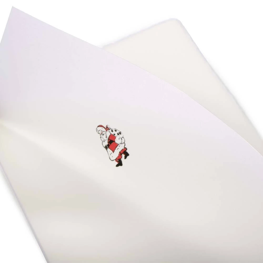 Weihnachtskarte Little Santa Büttenpapier
