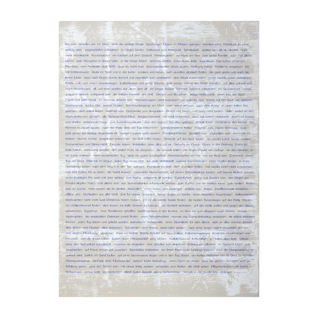 Geschenkpapier Wishes 3er-Set Blau