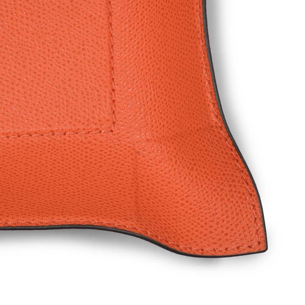 Leder Taschenleerer Quadratisch Mango