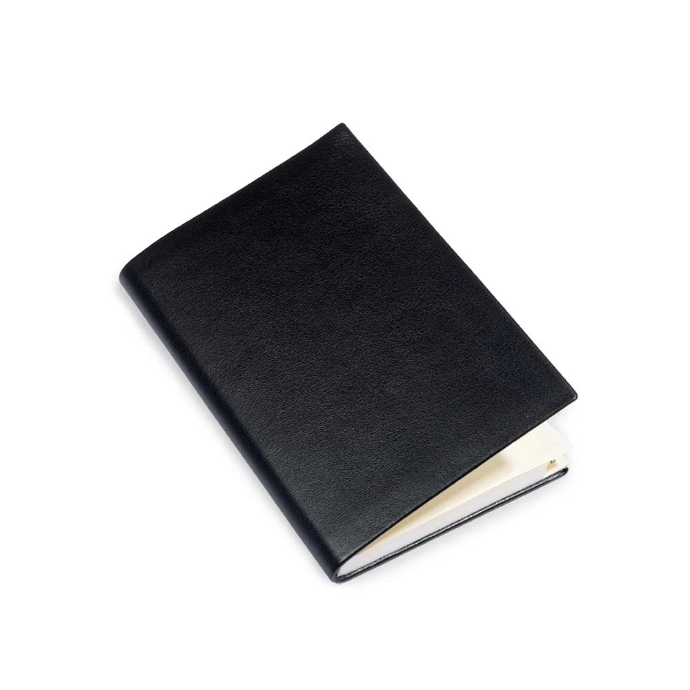 Adressbuch Leder Schwarz