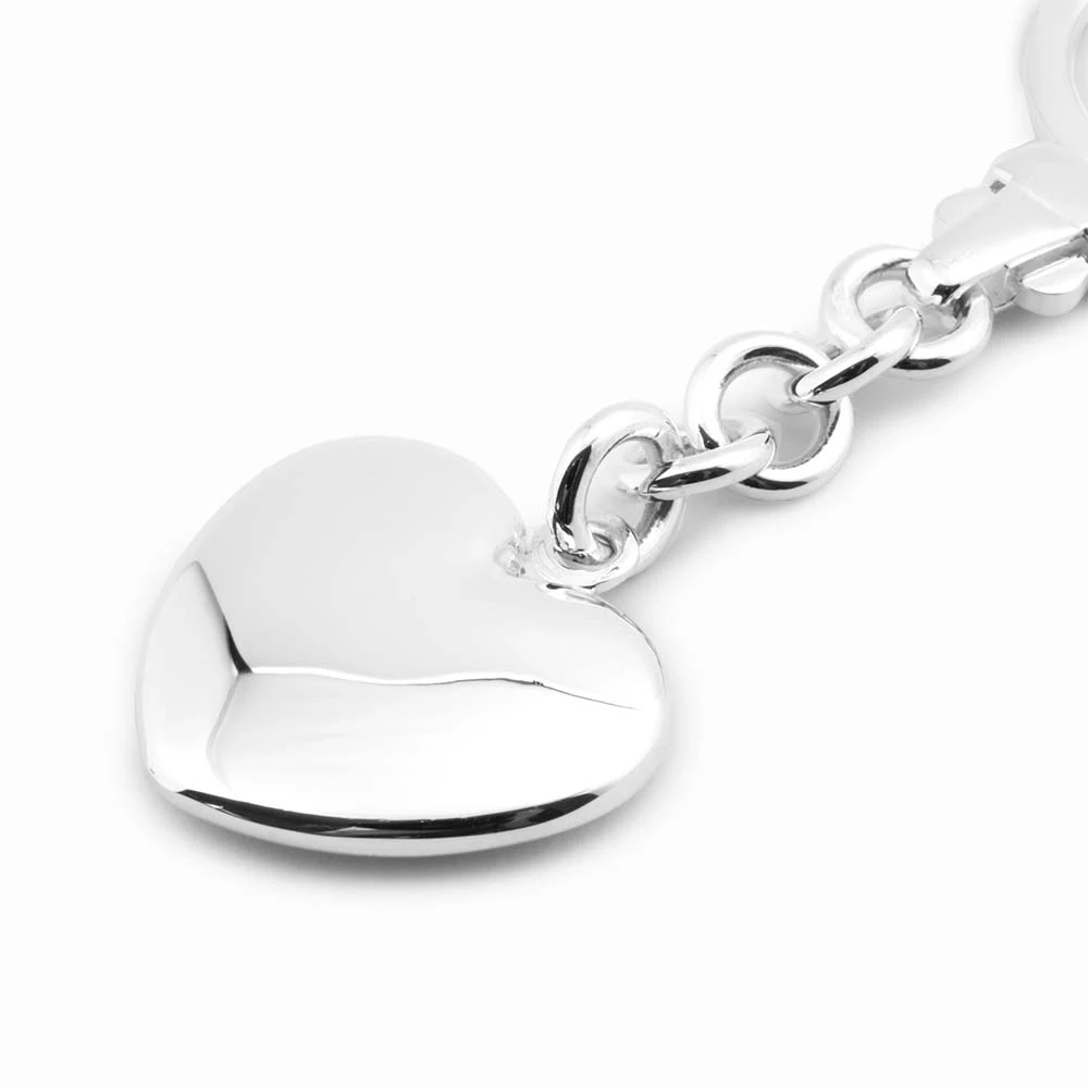 Schlüsselkette Herz 925 Silber