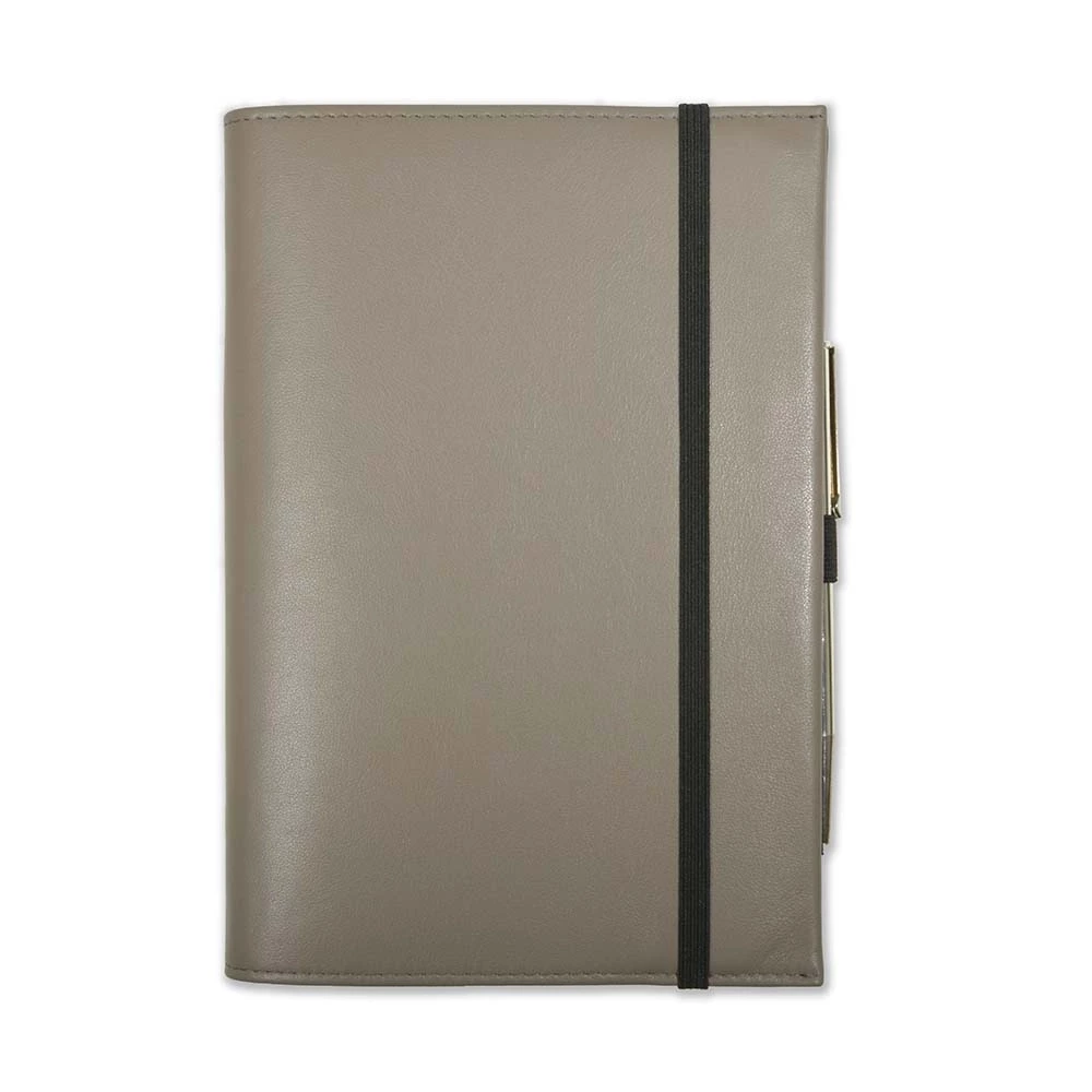 Buchhülle A5 für Leuchtturm1917 Leder Taupe