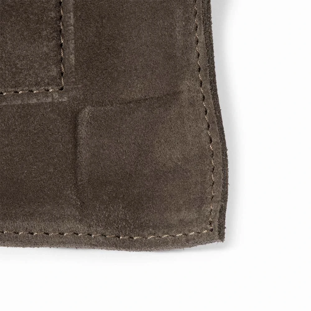 Taschenleerer Rechteckig Wildleder Lava
