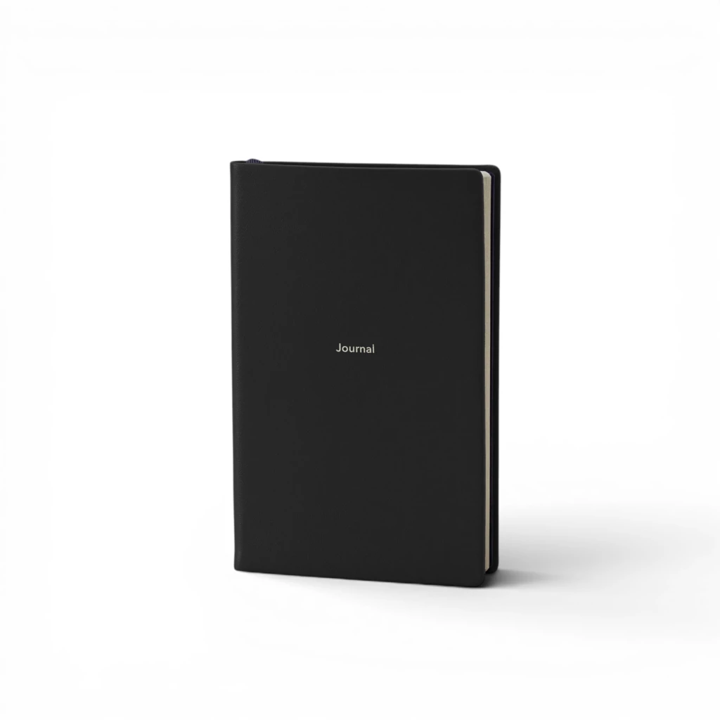 Notizbuch S Blanko Schwarz