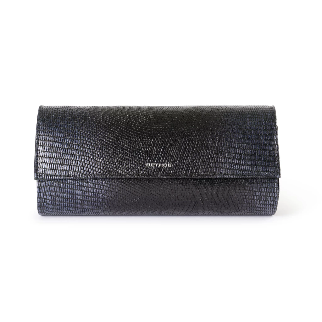 Uhrenrolle für 3 Uhren Moon Leder Blue