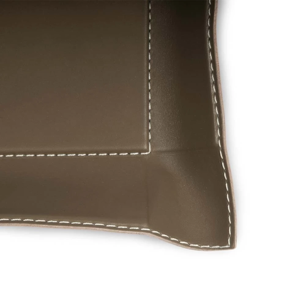 Taschenleerer rechteckig Leder Clay