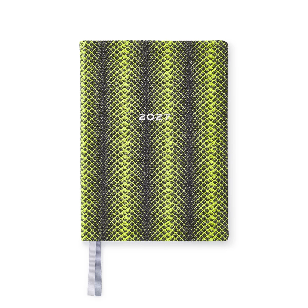 Wochenkalender Notizen 2027 Green Viper