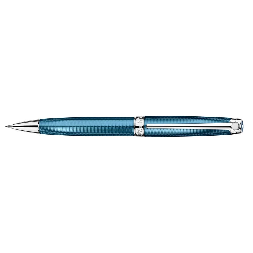 Caran d’Ache Drehbleistift Léman Grand Bleu Rhodiniert