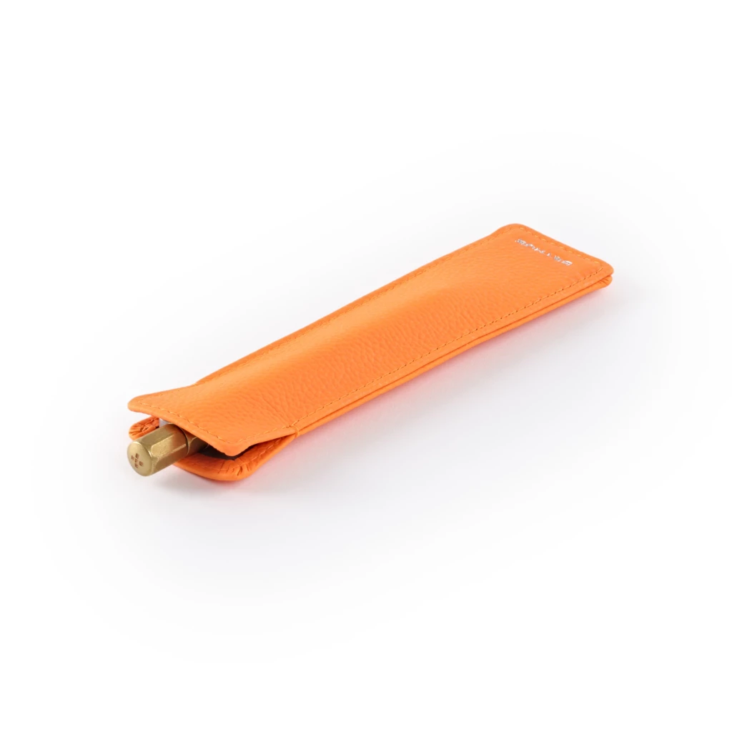 Stifteetui 1er Leder Orange