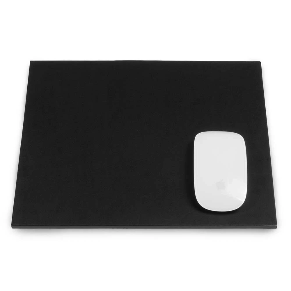 Mauspad Leder Schwarz