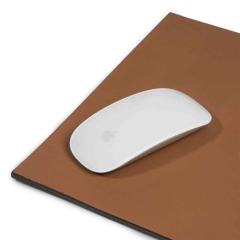 Mauspad Leder Sand