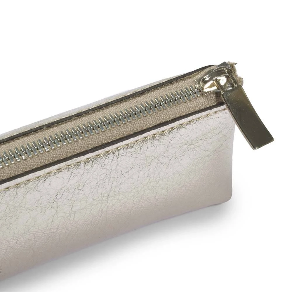 Federmappe Leder Platin