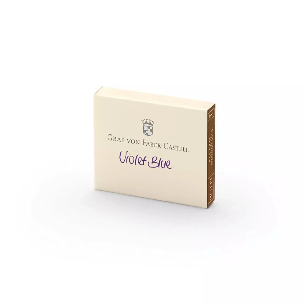 Graf von Faber-Castell Tintenpatronen 6er violetblau