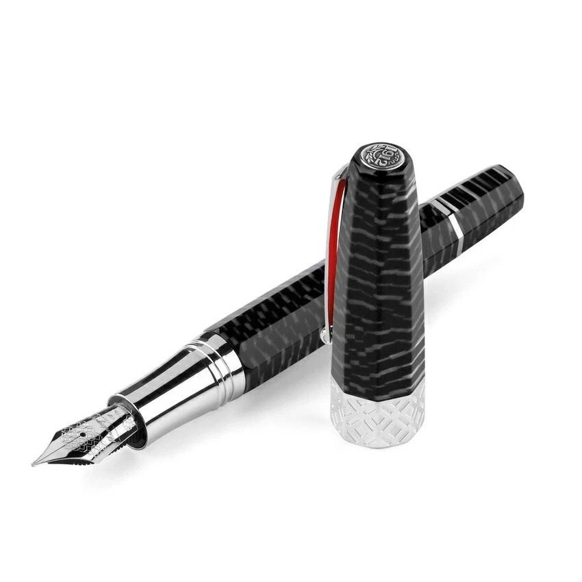 Montegrappa Füllhalter Extra Otto Zebra schw./weiß, M-Feder