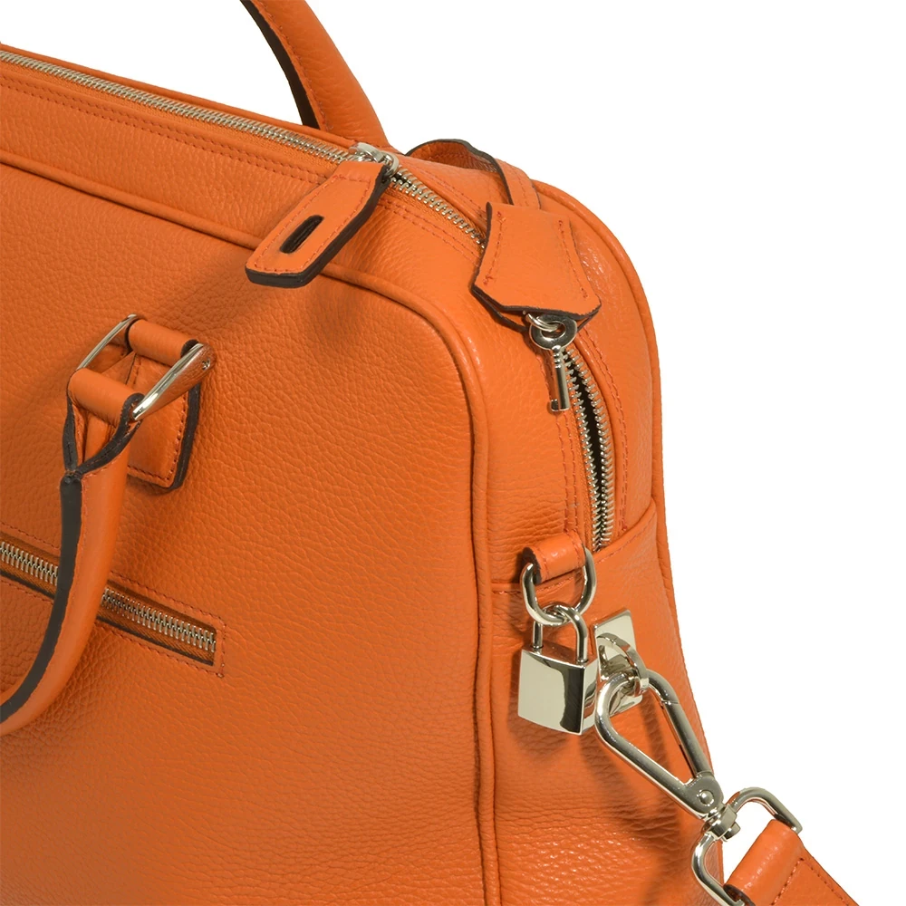 Aktentasche Adri Leder Orange