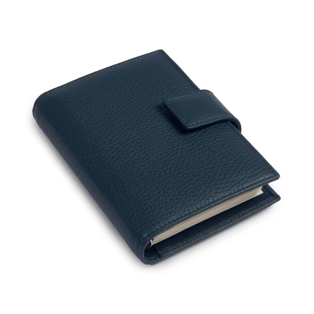 Terminplaner Pocket Adri Leder Dunkelblau