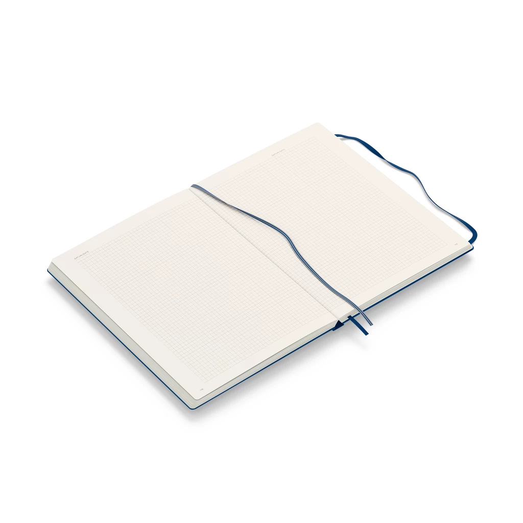 LT1917 Notizbuch Master Classic A4+, HC, kariert, Marine