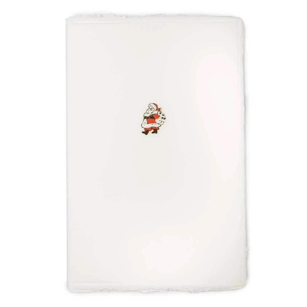 Weihnachtskarte Little Santa Büttenpapier