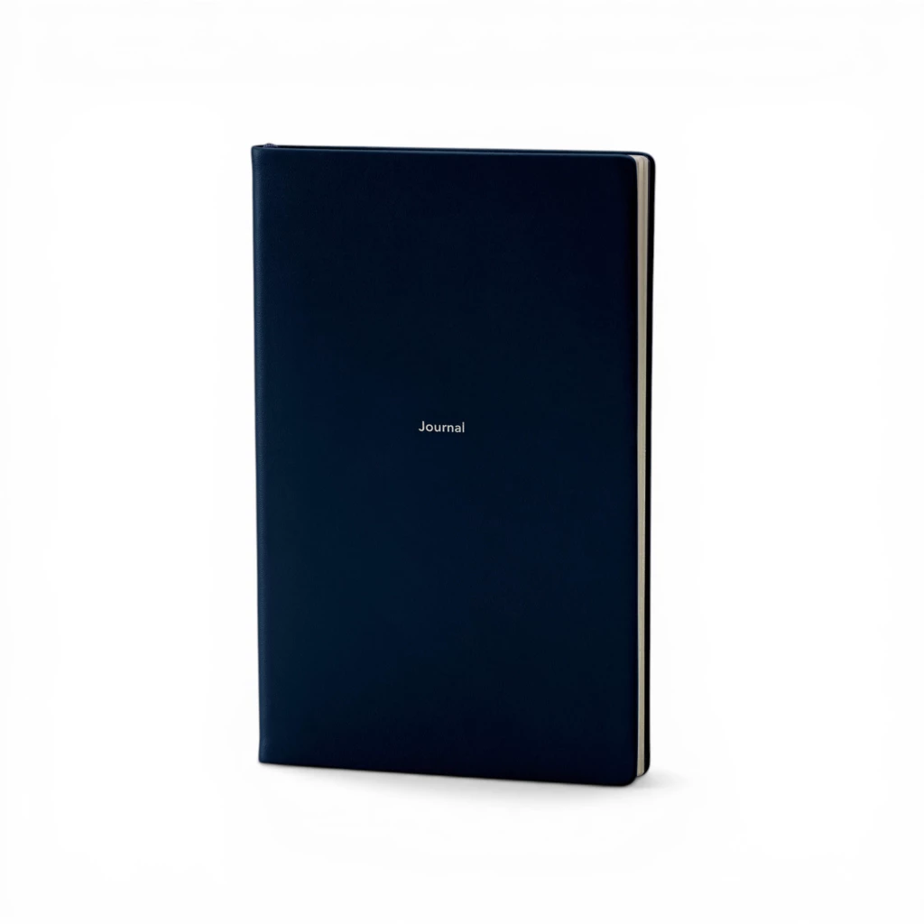 Notizbuch M Blanko Mitternachtsblau