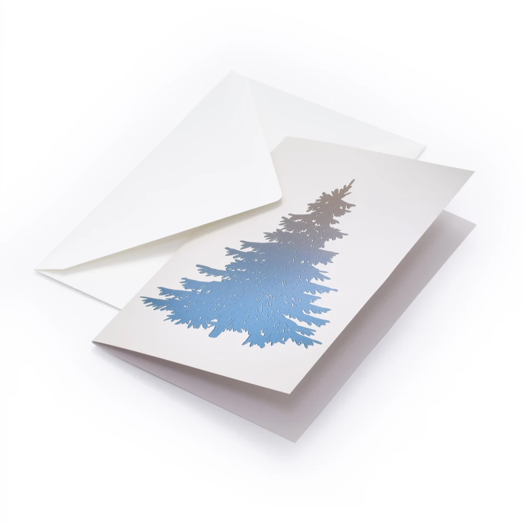 Weihnachtskarte Die Tanne