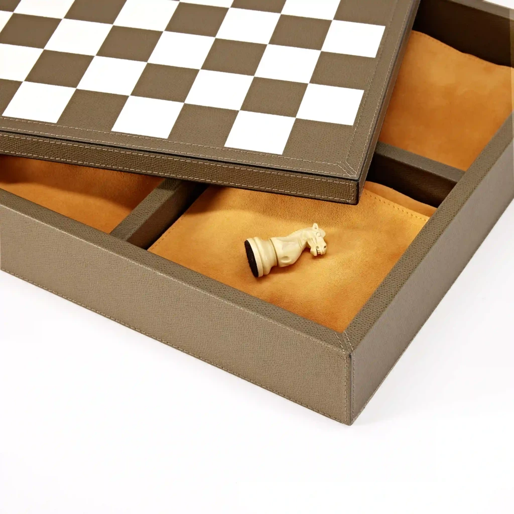 Spielesammlung 4 Spiele Leder Ton