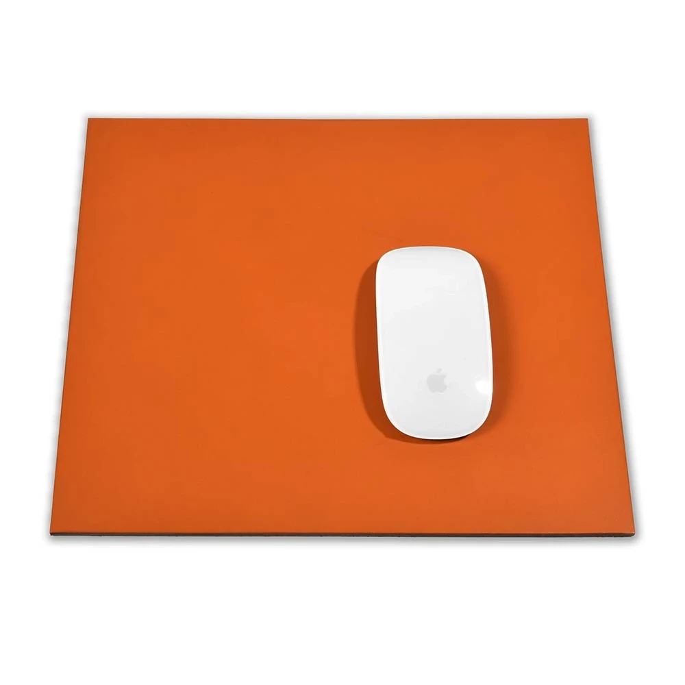 Mauspad Leder Orange