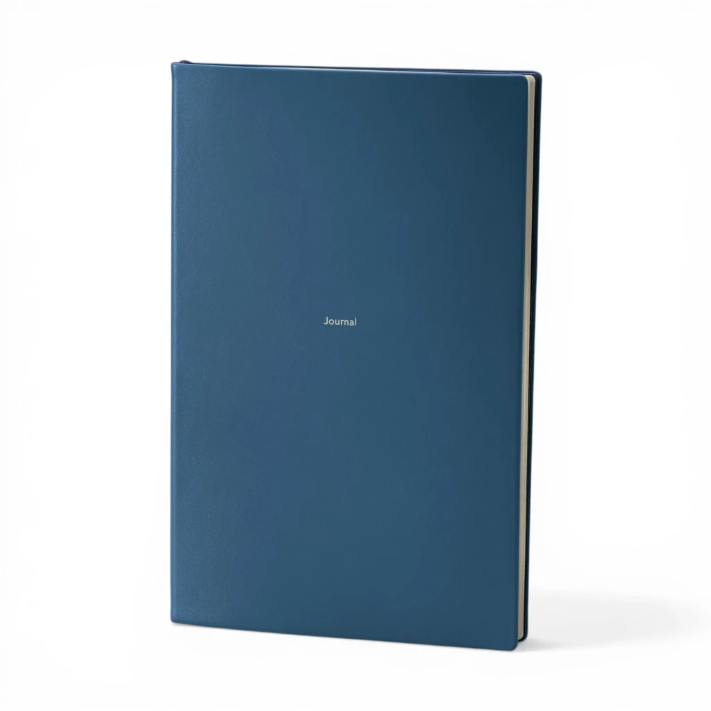 Notizbuch L Liniert Preußischblau