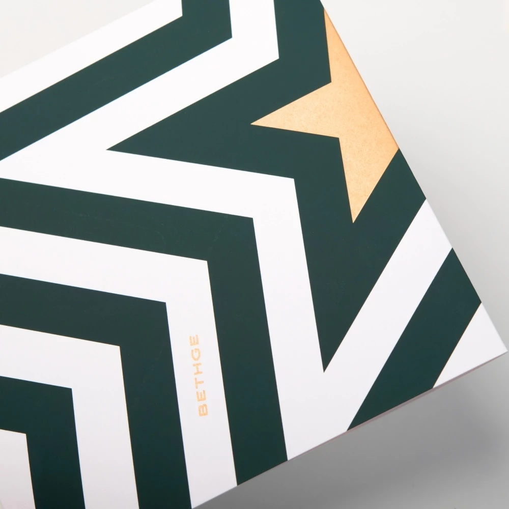 Weihnachtskarte Golden Star