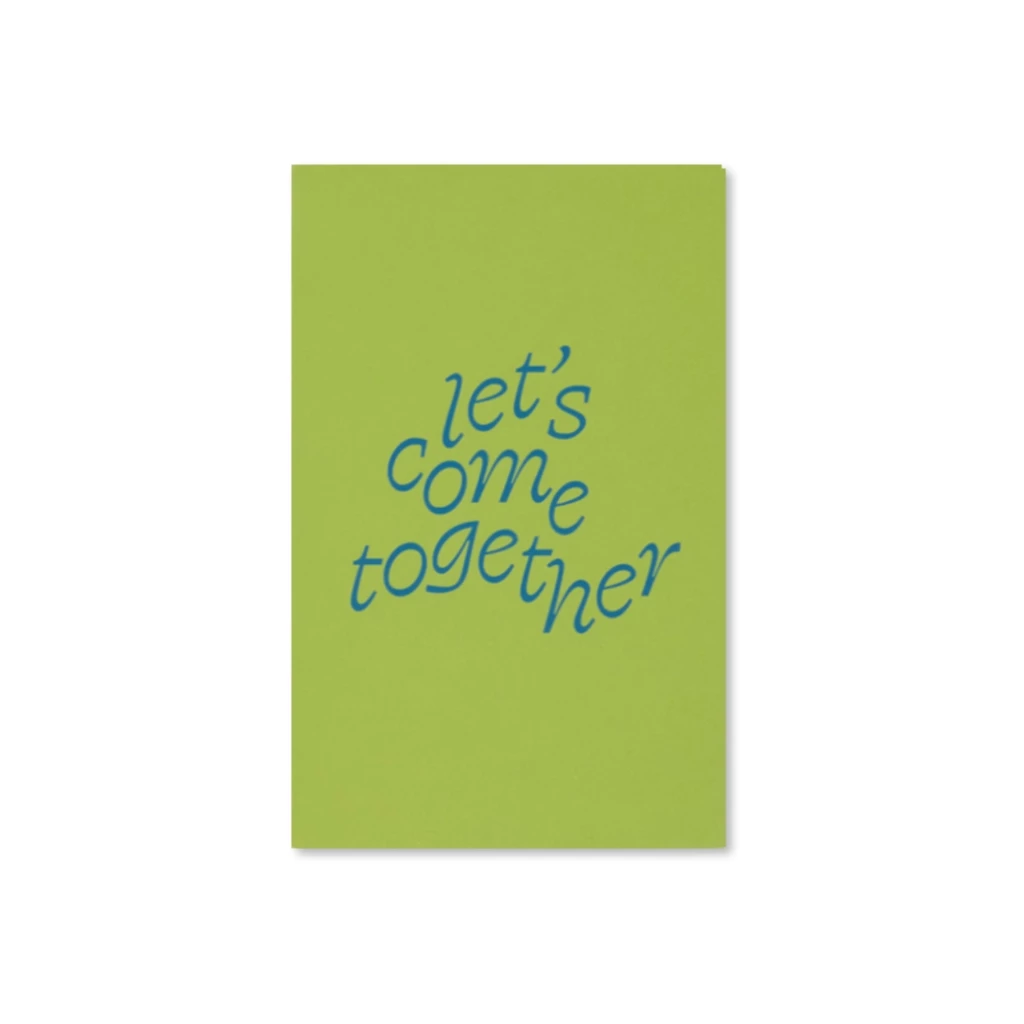 Grußkarten-Set Let's come together Mini mit 5 Klappkarten