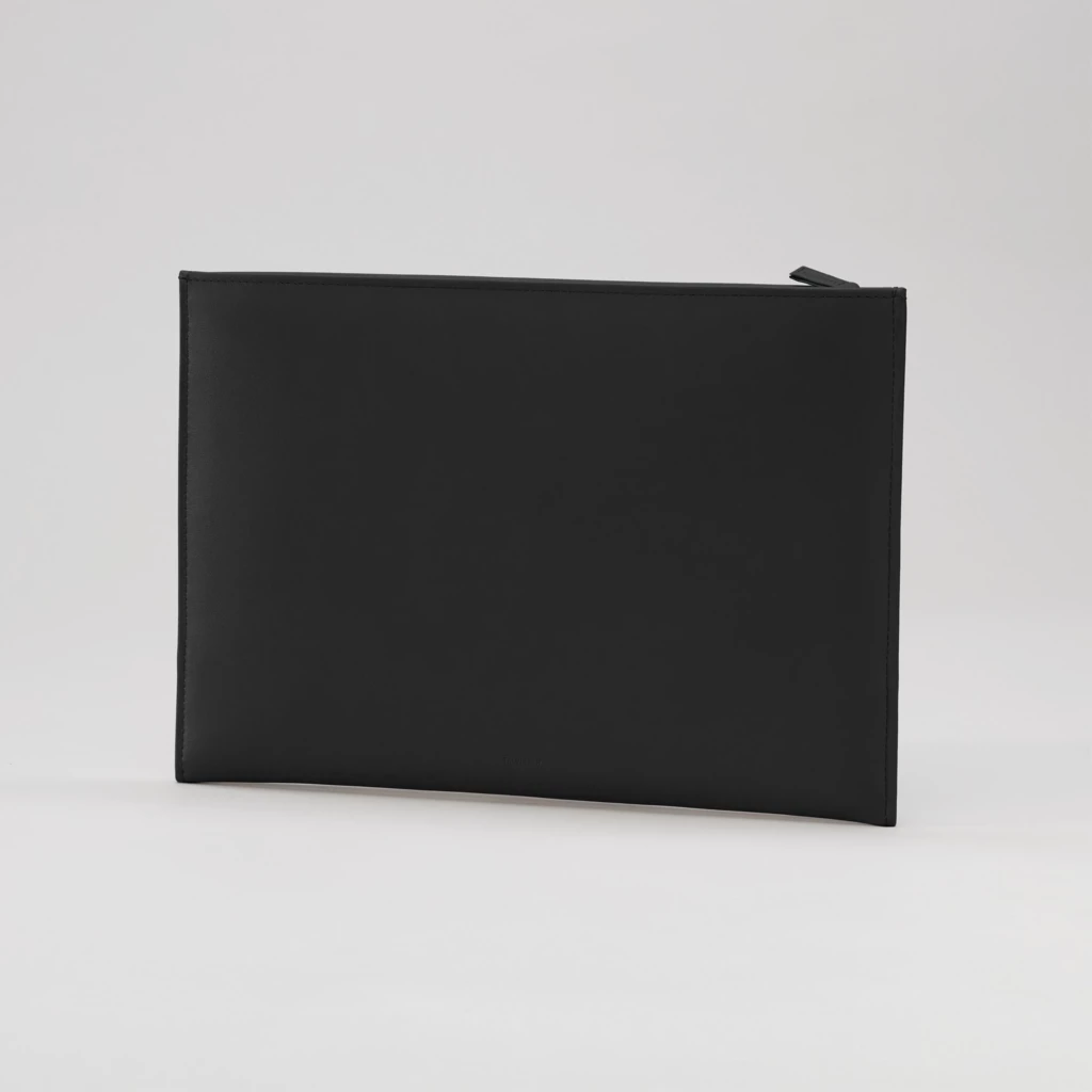 Treuleben Pouch Wallaby Leder Schwarz