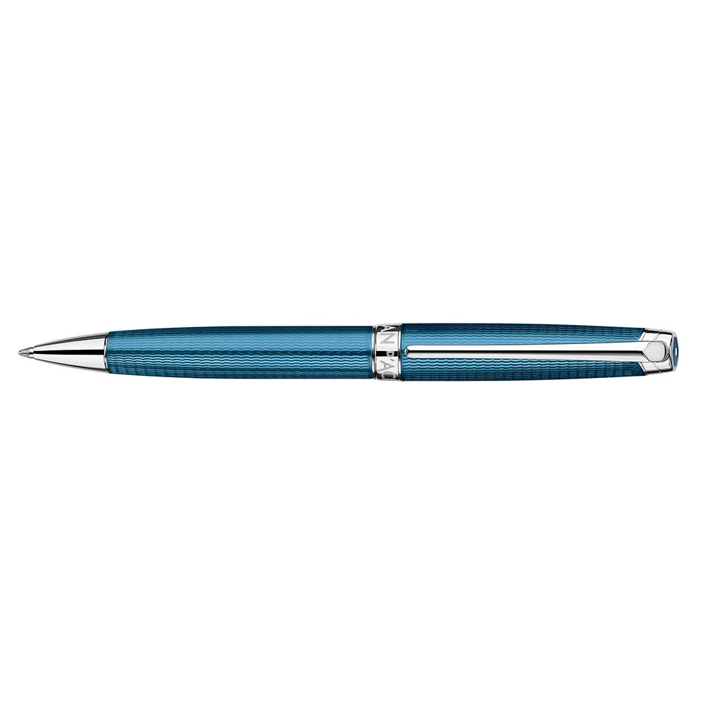Caran d’Ache Kugelschreiber Léman Grand Bleu Rhodiniert
