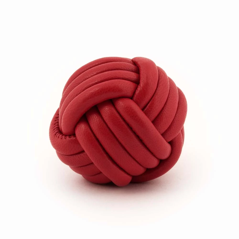 Schlüsselanhänger Nappa Leder Rot