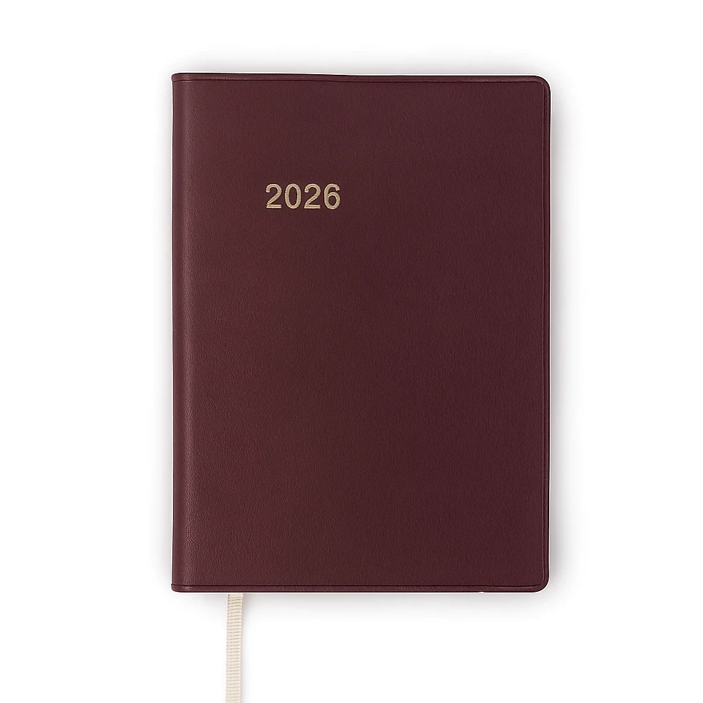 TeBe Ausgabe C Wochenkalender 2026 TeBeskin Kunstleder bordeaux