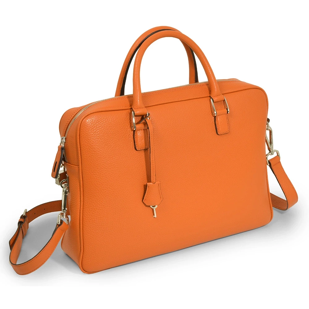 Aktentasche Adri Leder Orange