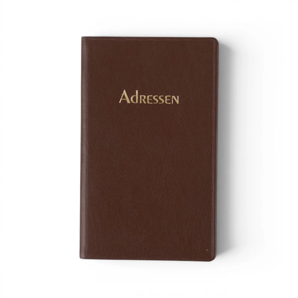 Adressbuch Ausgabe No. 26 TeBeskin Kunstleder chestnut-braun