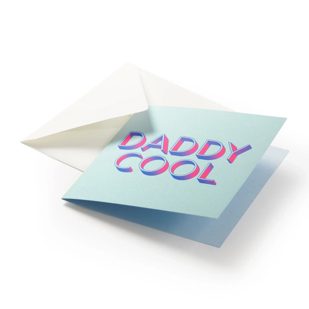 Grußkarte "Daddy Cool"
