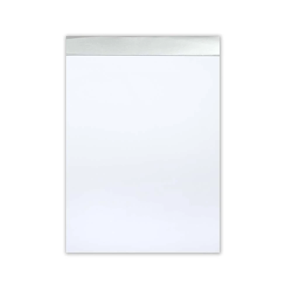 Blanko Notizblock, 70 Blatt, Weiß