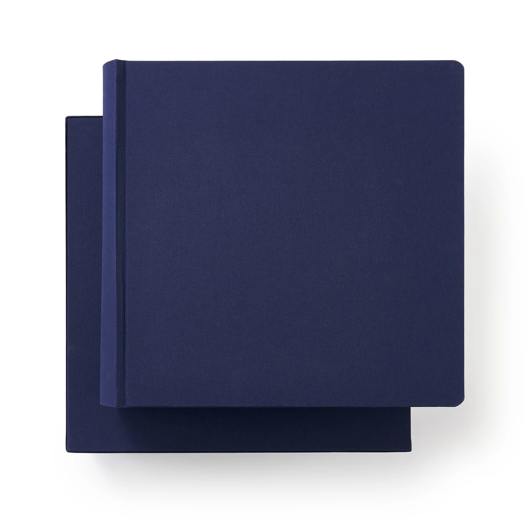 Fotoalbum 120 Seiten Leinen Navy
