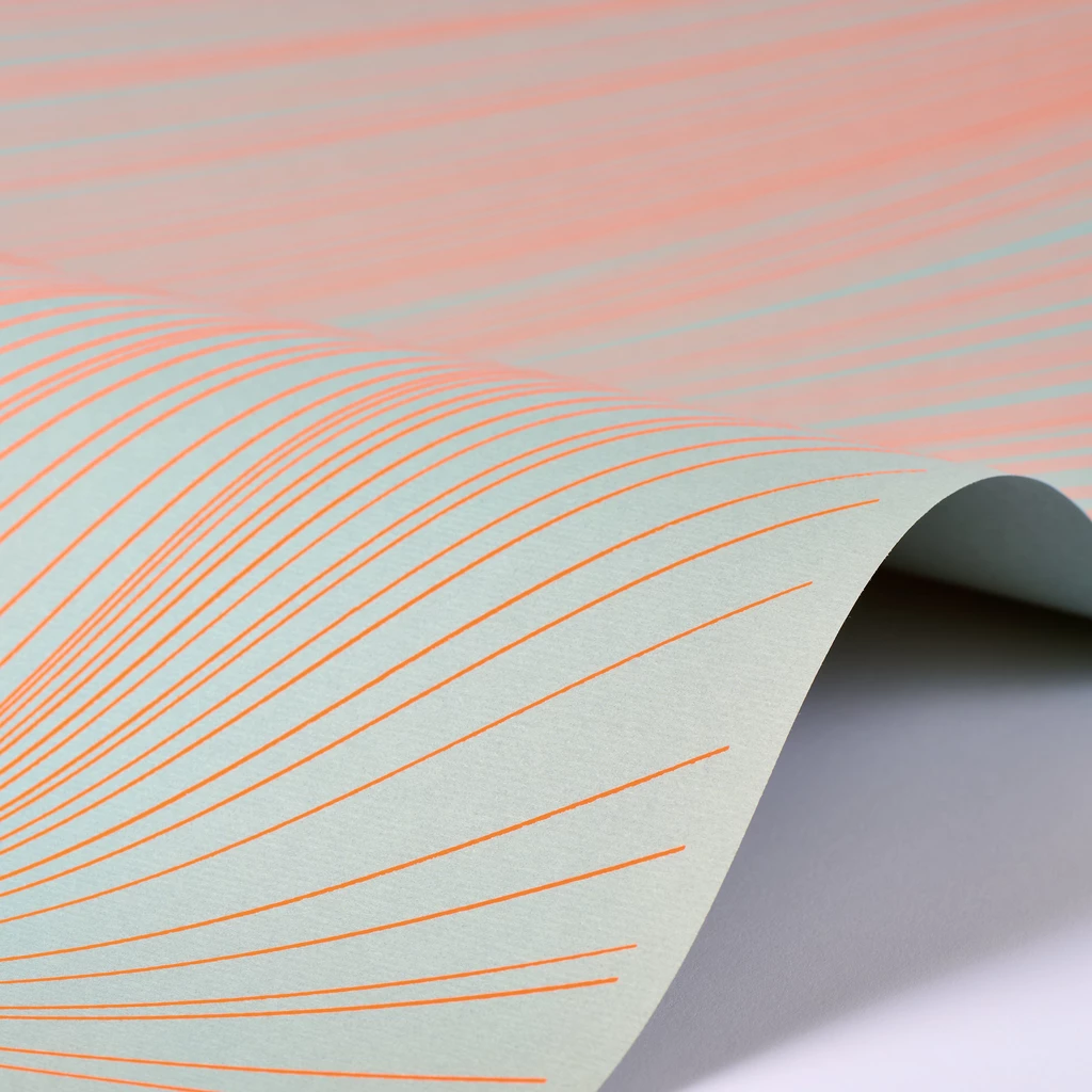 Geschenkpapier Lines 3er-Set Dunkelgrau