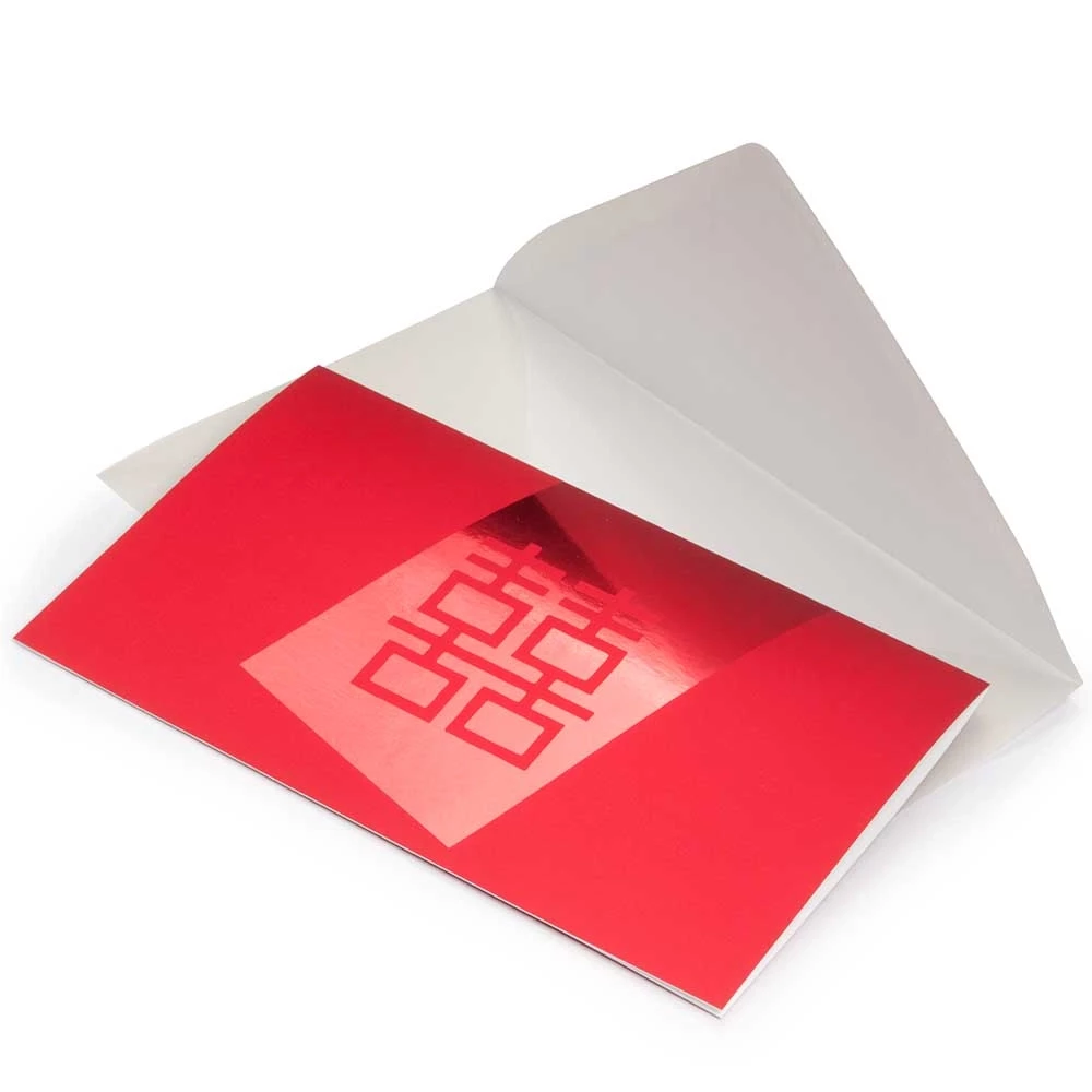 grusskarte_double_happiness_pure_samt_rot_1 Grußkarte Double Happiness Pure Samt Rot