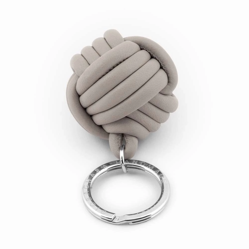 Leder Schlüsselanhänger Knoten Nappaleder