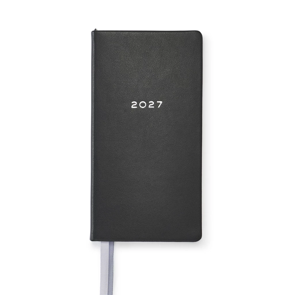 Taschenkalender 2027 TeBe Skin Black