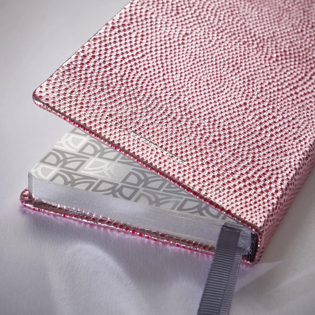 Taschenkalender 2027 Silver Red