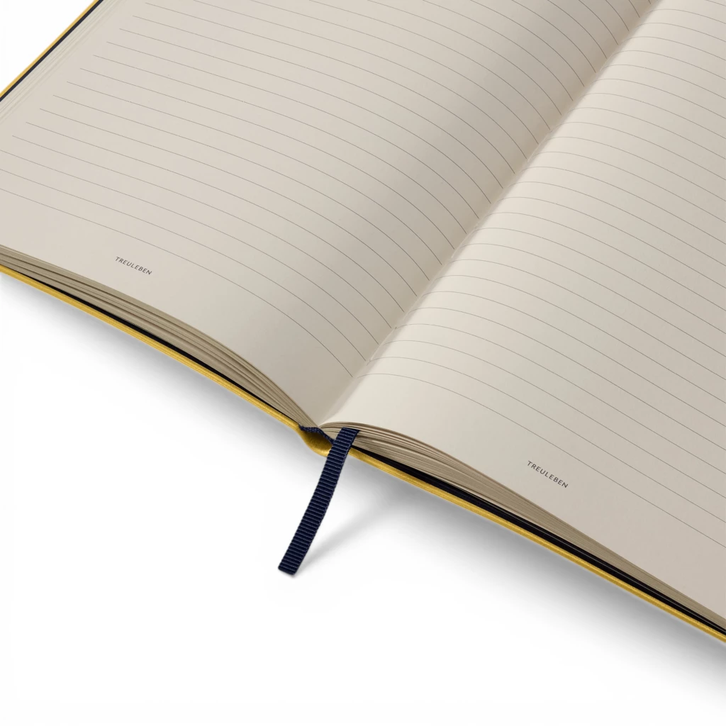 Notizbuch S Liniert Senfgelb